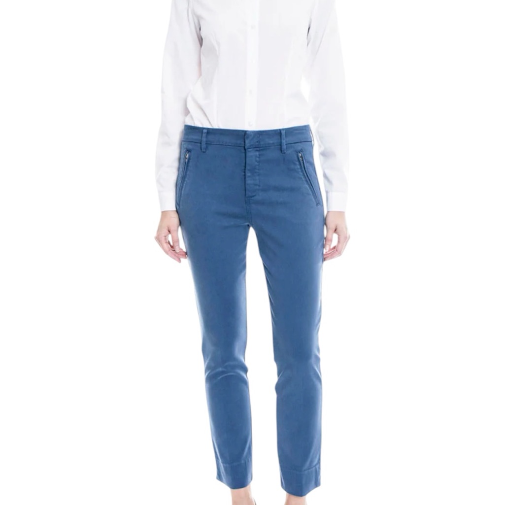 Level 99 Womens Francis Lacey Double Welt Zip Pocket Pants Trousers Size 29